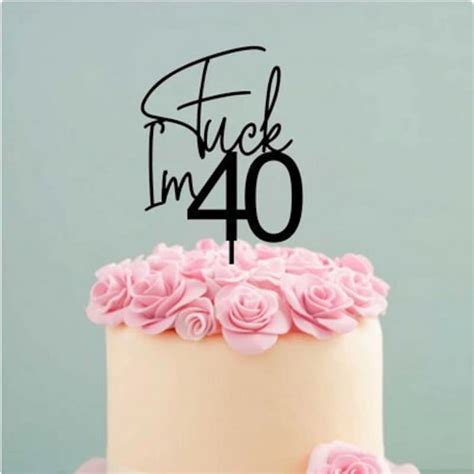 Fuck I M Cake Topper Etsy