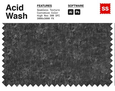 Acid Wash Denim Fabric