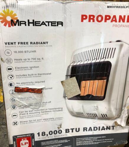 Mr Heater 18000 Btu Vent Free Radiant Propane Space Heater Ebay