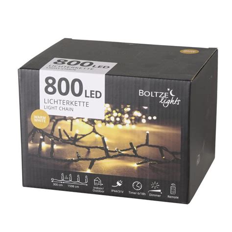 BOLTZE Wanddekoobjekt Boltze Cluster (Lichterkette, für Outdoorbereich ...