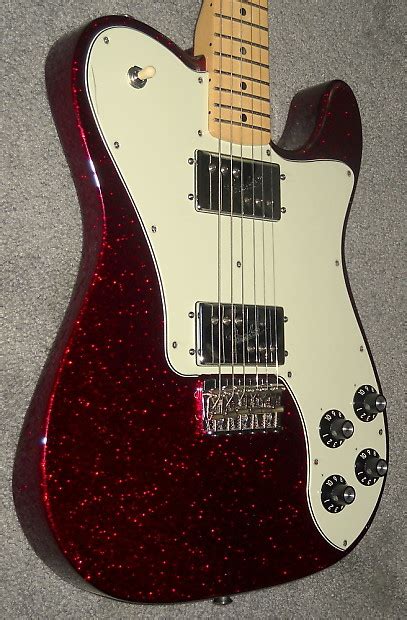 Fender Telecaster 72 Deluxe Fsr 2012 Candy Apple Red Sparkle Reverb