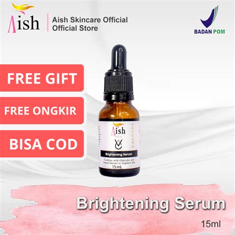 AISH SERUM KOREA BRIGHTENING SKINCARE WAJAH SERUM GLOWING PALING AMPUH