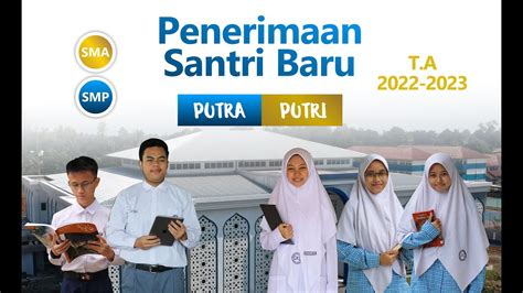 Penerimaan Santri Baru Tahun Ajaran Pesantren Terpadu Darul