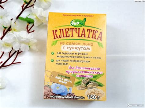 Клетчатка "Клуб "Фарм-Эко" из семян льна с кунжутом - «Клетчатка из ...