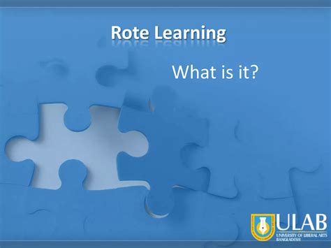 Rote Learning | PPTX