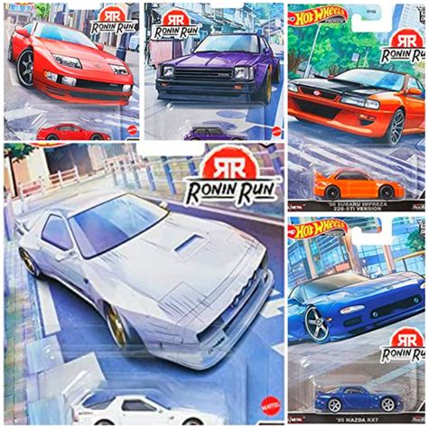 Hot Wheels Premium Ronin Run Mazda Rx Fc Pandem Subaru Imprezza B Sti Toyota Starlet Nissan