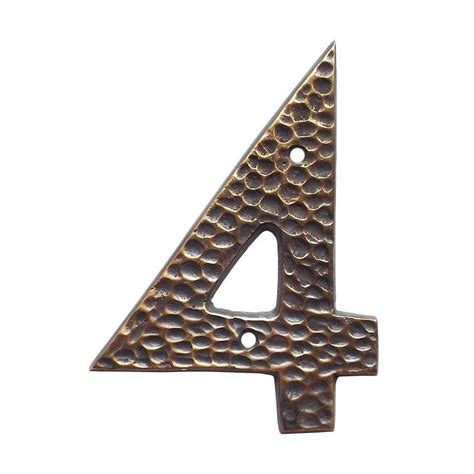 promo heritage brass number plate angka   nomor rumah  ruangan