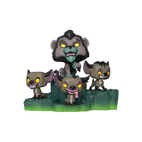 Funko Pop Deluxe Disney Villains Villains Assemble Scar With Hyenas Hot Topic Exclusive