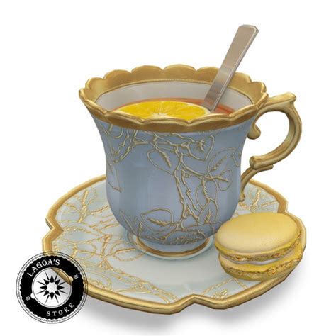 Second Life Marketplace - Garden Party - Cuppa Tea [Blue] (BOXED)