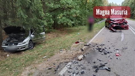 Piecki Wypadek Na Dw W Miejscowo Ci Dobry Lasek Foto Magna Masuria