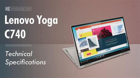 Lenovo Yoga C740 (2019) Specs – Full Technical Specifications