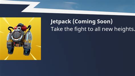 Jetpacks are coming to Fortnite Battle Royale