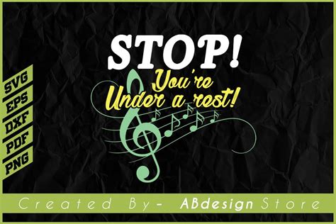 Stop Youre Under A Rest Graphic By Abdesignstore · Creative Fabrica