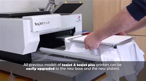 Easy Tables From The Texjet Plus Advanced Direct To Garment Printer Youtube