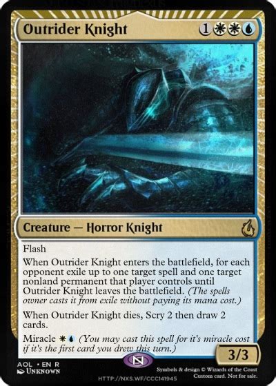 Mtgnexus Outrider Knight