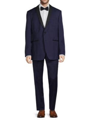 Saks Fifth Avenue Modern Fit Wool Tuxedo Suit On SALE Saks OFF 5TH