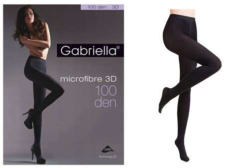 Gabriella Rajstopy D Microfibre Den Nero