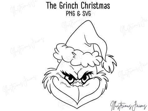 The Christmas Grinch SVG, Christmas SVG, Christmas Crafts, Digital ...