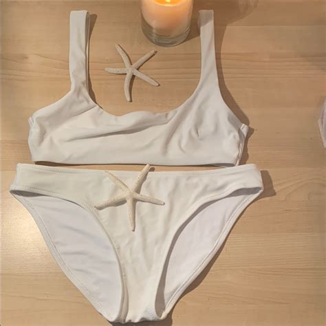 Aerie Swim Elegant White Bikini Set Poshmark