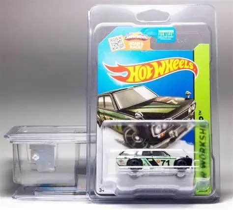 Hot Wheels Protector Covers Transport Blister Case Pack Display Box Small Car Toy Protective
