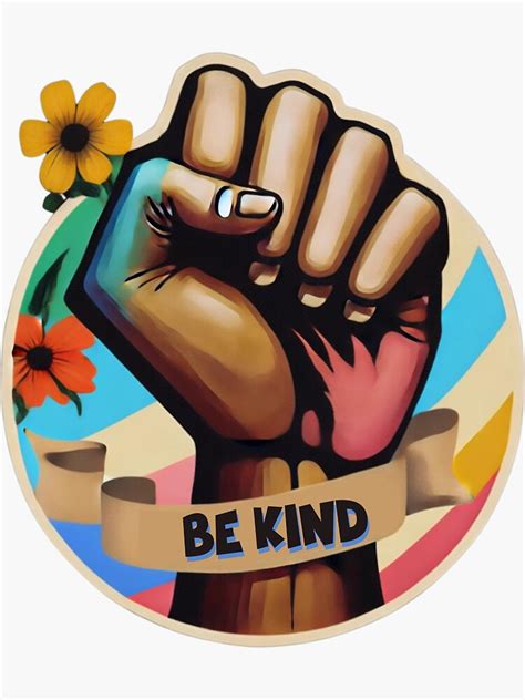 Be Kind Lgbt Sign Language Lesbian Vinyl Waterproof Sticker Kindness Diversity Kiss Cut