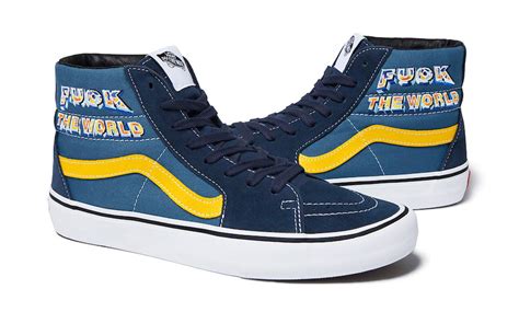 Supreme Vans Sk Hi Fuck The World Release Date SBD