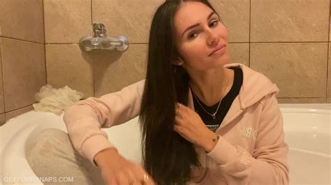 Hot Bathe In Clothes Of Olga Girls In Wet Clothes