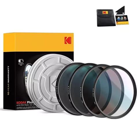 Kodak Juego De Filtros Uv Cpl Nd4 Y Filtro Calentamiento MercadoLibre