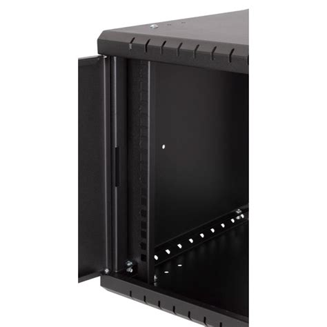 Стоечный шкаф 19" 6U, металлическая дверь, 450мм, черный | Getic