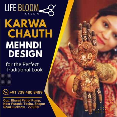 Life Bloom Salon Karwa Chauth Mehandi