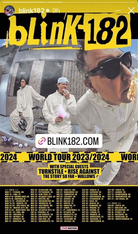 Blink 182 Viene A México En 2023 Estas Son Las Fechas De Sus Conciertos Y Preventa Proceso