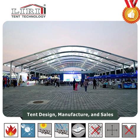 Dome Shape Two Story Double Decker Marquee Tent Structure Double