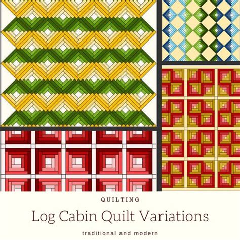 Log Cabin Quilt Layout Variations | Epida Studio