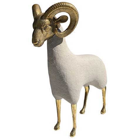 White Bellini Ceramic Ram For Sale At 1stDibs