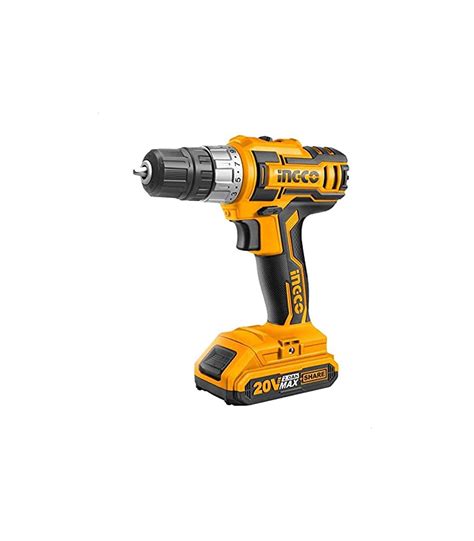 Ingco CDLI20024 20V Lithium Ion 2 Speed Gear Cordless Drill Driver