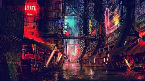 [100+] Dark Cyberpunk Wallpapers | Wallpapers.com