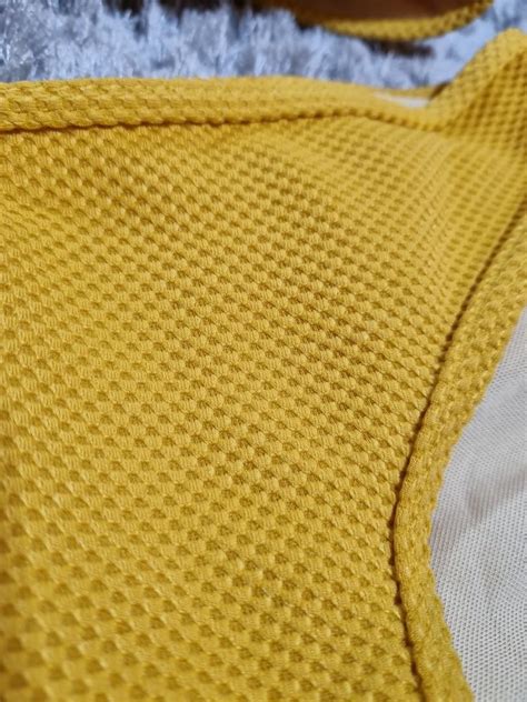 Mustard Yellow Bikini Women S Fashion Swimwear Bikinis Swimsuits On Carousell