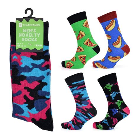 Mens Novelty Design Socks Single Pair Pack Wholesale Mens Socks