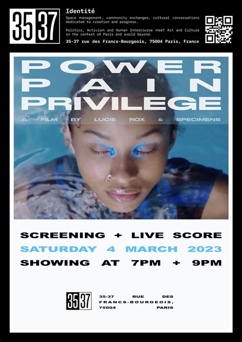 POWER, PAIN, PRIVILEGE — 3537