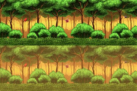 pixel art forest  backgrounds craftpixnet