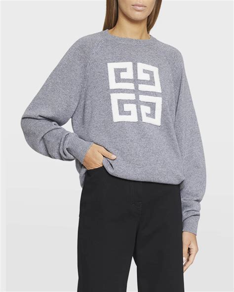 Givenchy 4g Logo Cashmere Sweater Neiman Marcus