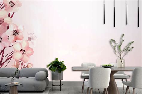 Cherry Blossom Frame Wallpaper Mural