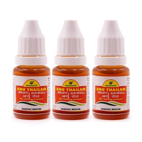 Cheap Anu Tailam set (3 x 10 ml), Anu Thailam Set, Nagarjuna | Joom