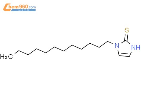 72816 76 3 2H Imidazole 2 thione 1 dodecyl 1 3 dihydro 化学式结构式分子式mol