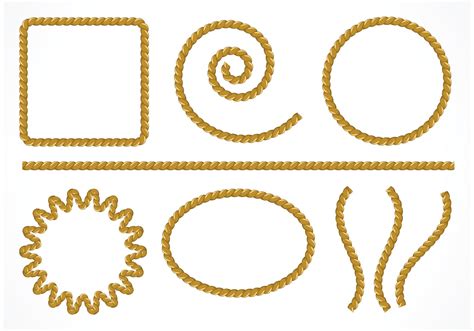 Vector Rope Isolated Pack 85707 Vector Art At Vecteezy