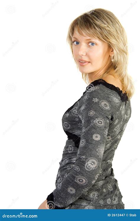 Blonde Magnífico Con Los Ojos Azules Imagen de archivo Imagen de gente cultura 2612447