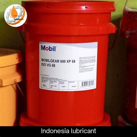 jual mobilgear  xp  gear oil iso vg  pail  liter jakarta