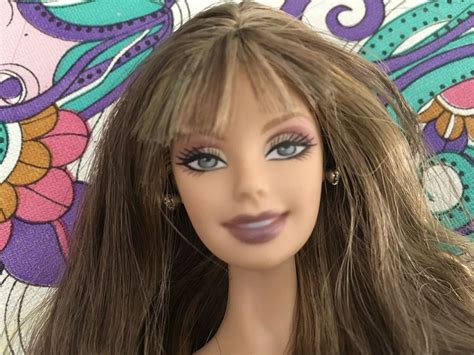 Nude Brunette Barbie Doll Juicy Couture Earrings Bracelet Anklet Model Muse Body