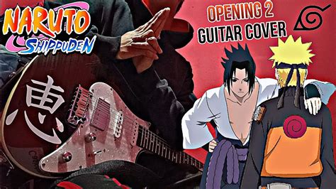 Naruto Shippuden Opening Guitar Cover Distance By Long Shot Party