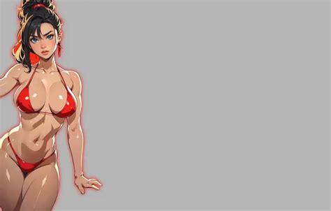 Wallpaper Girl Sexy Boobs Anime Pretty Breasts Babe Bikini For Mobile And Desktop